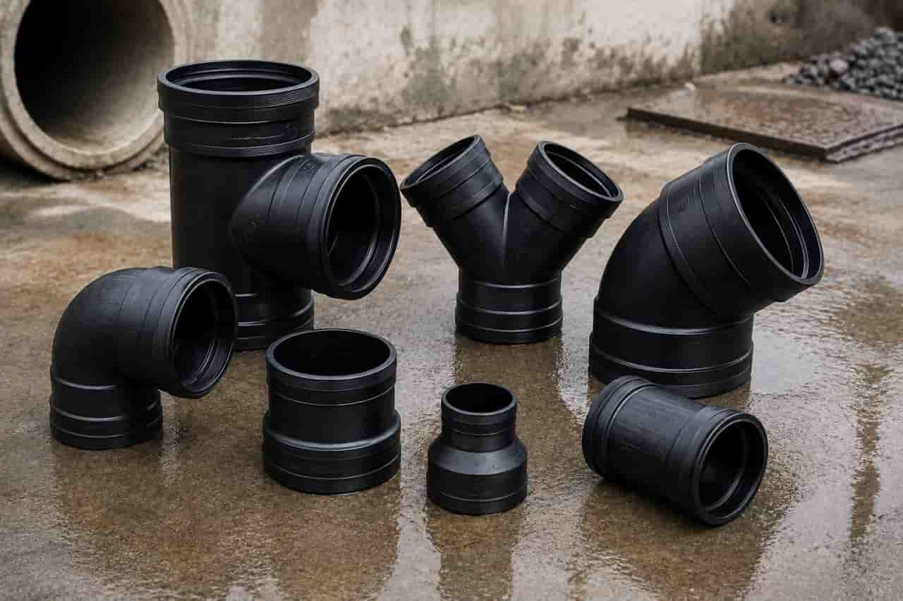 اتصالات پلی اتیلن فاضلابی برای اجرای مسیرهای دفع آب
